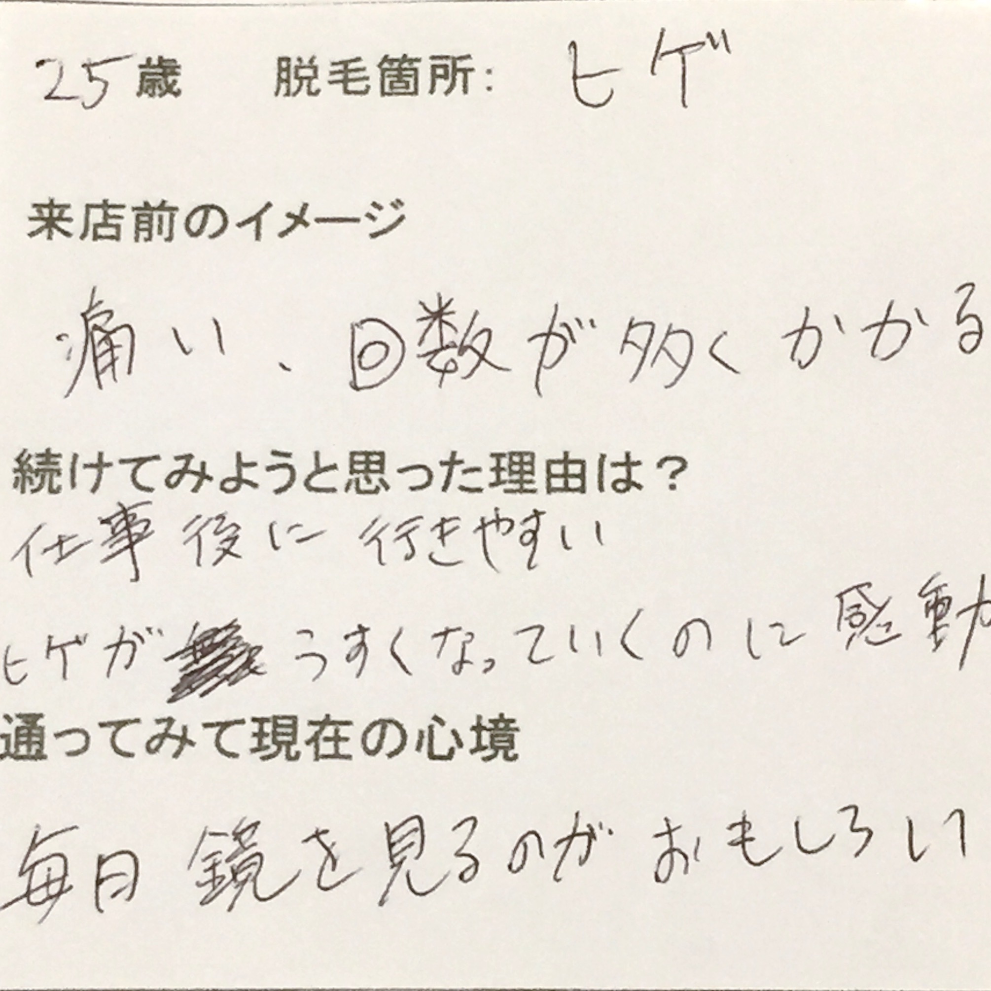 鼻下・顎・頬 脱毛13回目